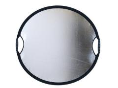  - - 9066010 Sun-Mover Pannello riflettente ovale 80cm argento/bianco
