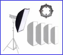 LIGHTING & STUDIO - Modellatori di Luce - Bank e Soft Box - Bank e Soft Box 9081010 Softbox 60x90 c anello - universale