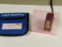 FOTOGRAFIA - Filtri - Filtri a Lastra Rigidi - 100 mm 9910272 Filtro spec. resina pink net LE 1580